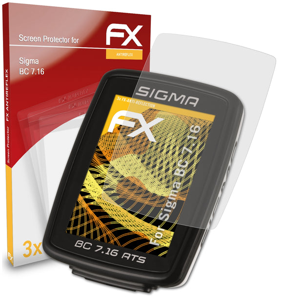 atFoliX FX-Antireflex Displayschutzfolie für Sigma BC 7.16