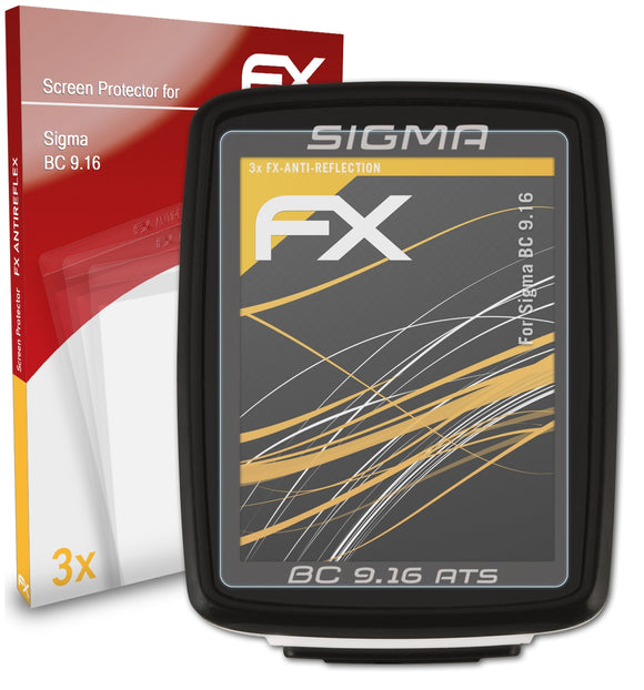 atFoliX FX-Antireflex Displayschutzfolie für Sigma BC 9.16