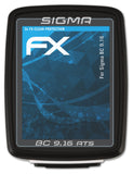 Schutzfolie atFoliX kompatibel mit Sigma BC 9.16, ultraklare FX (3X)