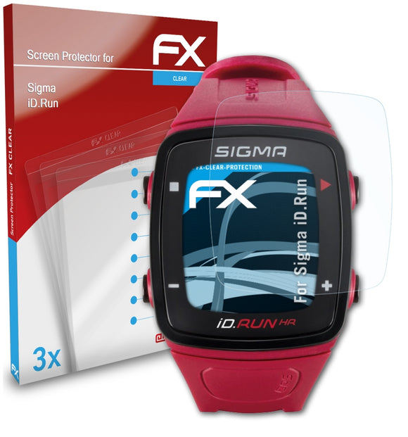 atFoliX FX-Clear Schutzfolie für Sigma iD.Run