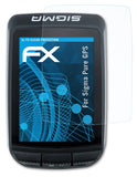 Schutzfolie atFoliX kompatibel mit Sigma Pure GPS, ultraklare FX (3X)