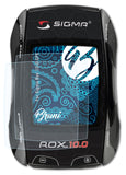 Schutzfolie Bruni kompatibel mit Sigma Rox 10.0 GPS, glasklare (2X)