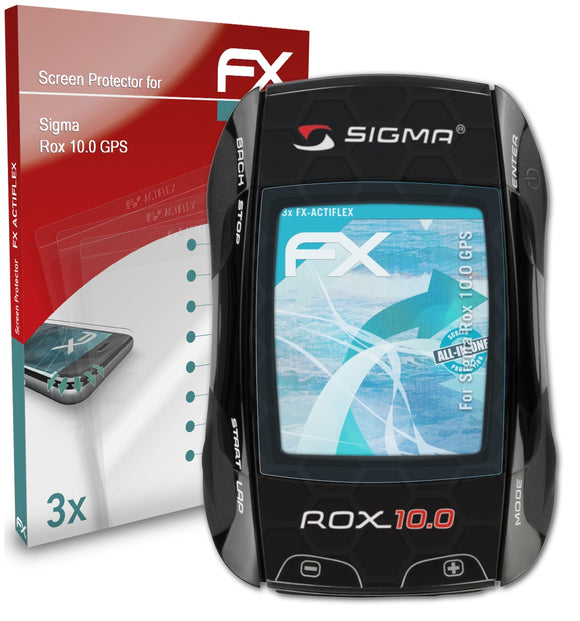 atFoliX FX-ActiFleX Displayschutzfolie für Sigma Rox 10.0 GPS