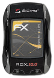 Panzerfolie atFoliX kompatibel mit Sigma Rox 10.0 GPS, entspiegelnde und stoßdämpfende FX (3X)