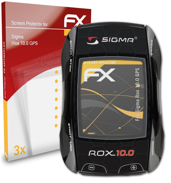 atFoliX FX-Antireflex Displayschutzfolie für Sigma Rox 10.0 GPS