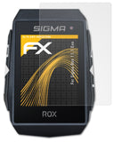 Panzerfolie atFoliX kompatibel mit Sigma Rox 11.1 Evo, entspiegelnde und stoßdämpfende FX (3X)