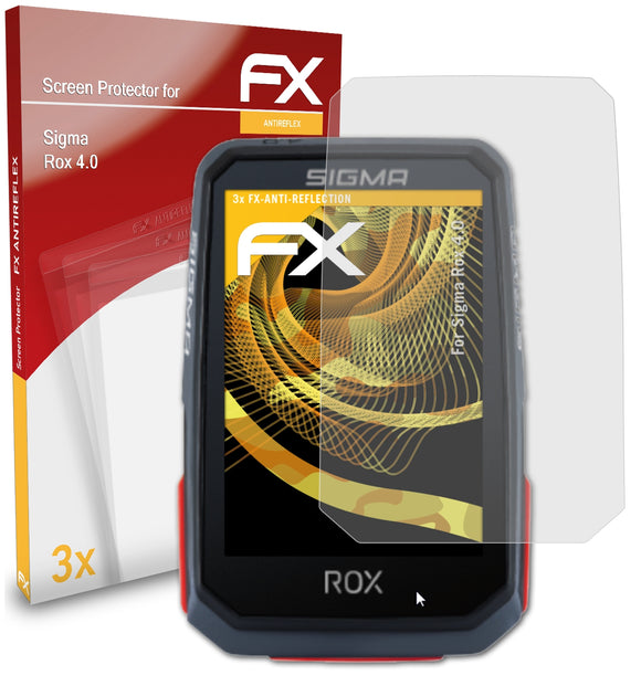 atFoliX FX-Antireflex Displayschutzfolie für Sigma Rox 4.0