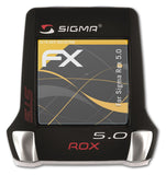 Panzerfolie atFoliX kompatibel mit Sigma Rox 5.0, entspiegelnde und stoßdämpfende FX (3X)
