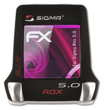 Glasfolie atFoliX kompatibel mit Sigma Rox 5.0, 9H Hybrid-Glass FX