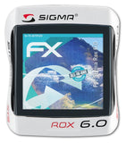 Schutzfolie atFoliX passend für Sigma Rox 6.0, ultraklare und flexible FX (3X)