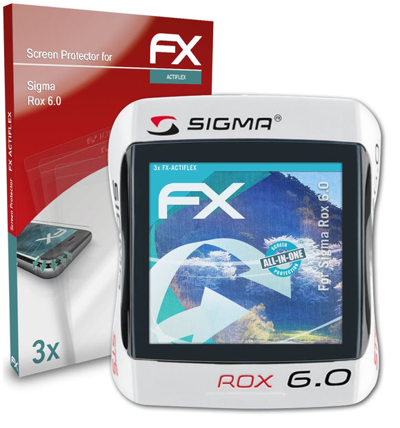 atFoliX FX-ActiFleX Displayschutzfolie für Sigma Rox 6.0