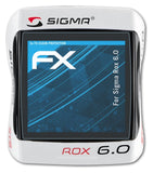 Schutzfolie atFoliX kompatibel mit Sigma Rox 6.0, ultraklare FX (3X)