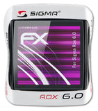 Glasfolie atFoliX kompatibel mit Sigma Rox 6.0, 9H Hybrid-Glass FX