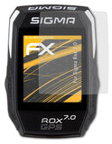 Panzerfolie atFoliX kompatibel mit Sigma Rox 7.0, entspiegelnde und stoßdämpfende FX (3X)