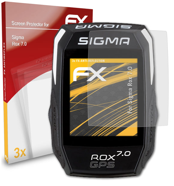 atFoliX FX-Antireflex Displayschutzfolie für Sigma Rox 7.0