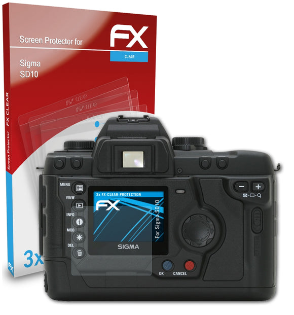 atFoliX FX-Clear Schutzfolie für Sigma SD10