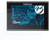 Schutzfolie Bruni kompatibel mit Simrad GO5 XSE, glasklare (2X)