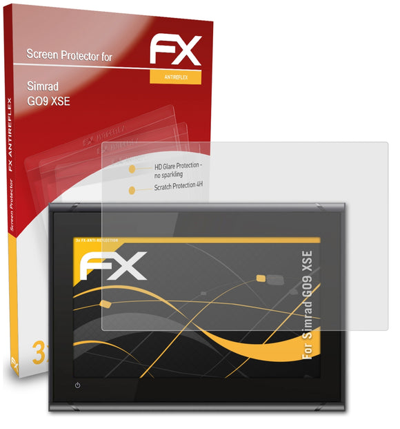 atFoliX FX-Antireflex Displayschutzfolie für Simrad GO9 XSE