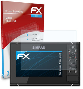 atFoliX FX-Clear Schutzfolie für Simrad NSS7 evo3