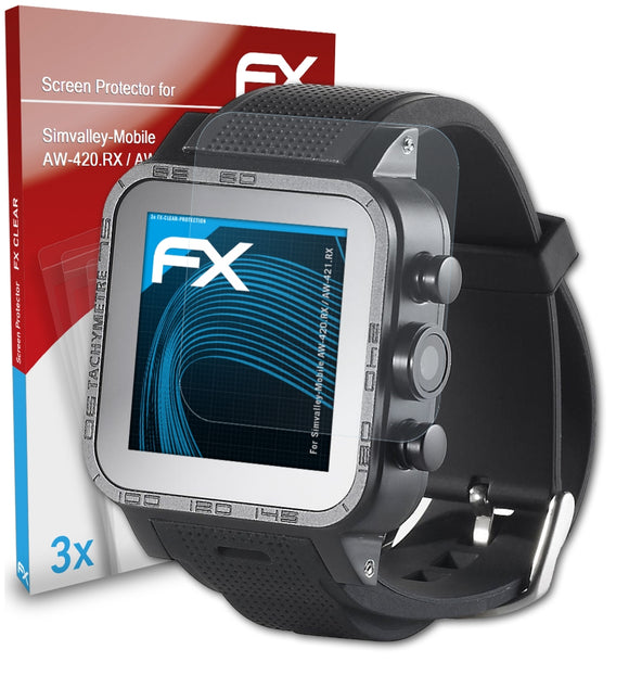 atFoliX FX-Clear Schutzfolie für Simvalley-Mobile AW-420.RX / AW-421.RX
