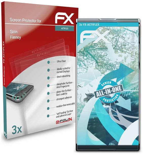 atFoliX FX-ActiFleX Displayschutzfolie für Sirin Finney