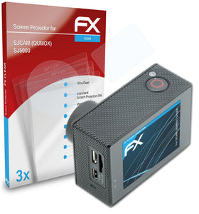 atFoliX FX-Clear Schutzfolie für SJCAM (QUMOX) SJ5000