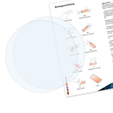 Lieferumfang von Skagen Falster 2 Basics-Clear Displayschutzfolie, Montage Zubehör inklusive