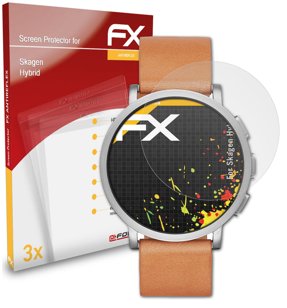 atFoliX FX-Antireflex Displayschutzfolie für Skagen Hybrid