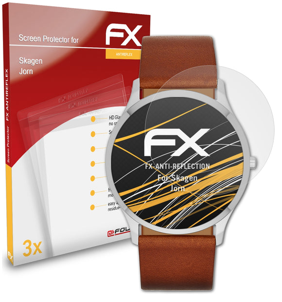 atFoliX FX-Antireflex Displayschutzfolie für Skagen Jorn