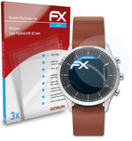 atFoliX FX-Clear Schutzfolie für Skagen Jorn Hybrid HR (42 mm)