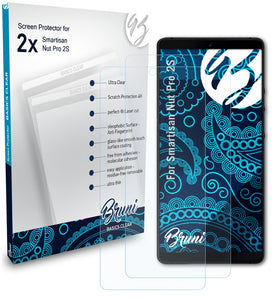 Bruni Basics-Clear Displayschutzfolie für Smartisan Nut Pro 2S