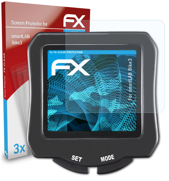 atFoliX FX-Clear Schutzfolie für smartLAB Bike3