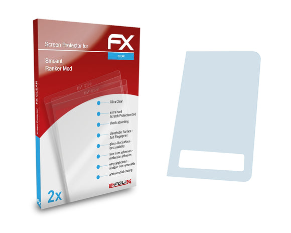 atFoliX FX-Clear Schutzfolie für Smoant Ranker Mod