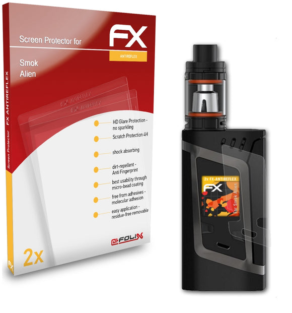 atFoliX FX-Antireflex Displayschutzfolie für Smok Alien