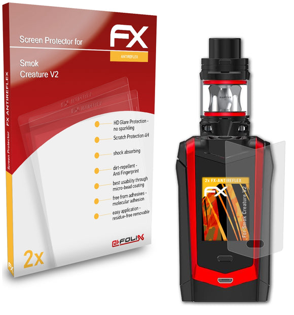 atFoliX FX-Antireflex Displayschutzfolie für Smok Creature V2