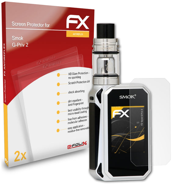 atFoliX FX-Antireflex Displayschutzfolie für Smok G-Priv 2