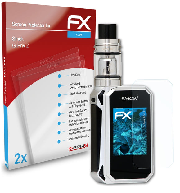 atFoliX FX-Clear Schutzfolie für Smok G-Priv 2