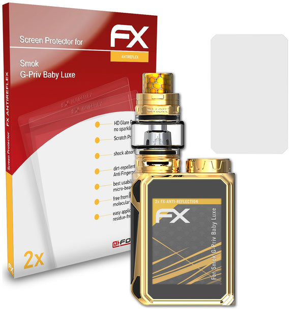 atFoliX FX-Antireflex Displayschutzfolie für Smok G-Priv Baby Luxe