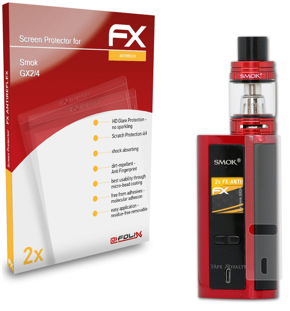atFoliX FX-Antireflex Displayschutzfolie für Smok GX2/4