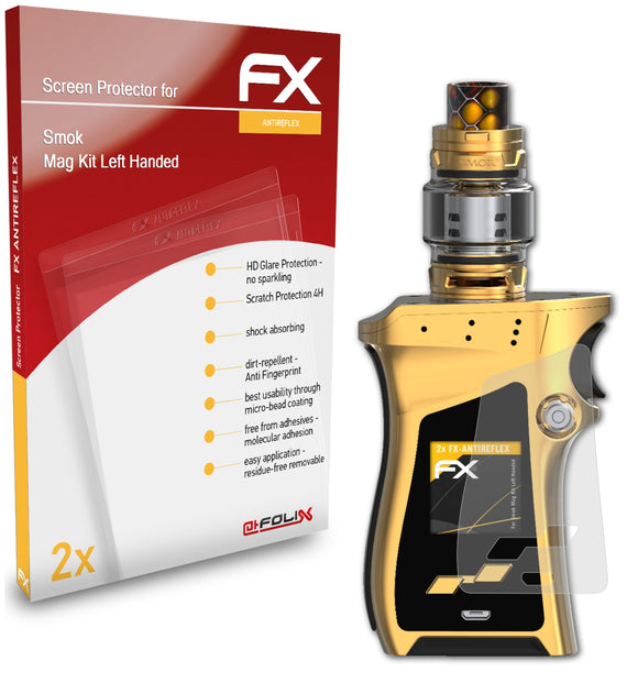atFoliX FX-Antireflex Displayschutzfolie für Smok Mag Kit (Left Handed)