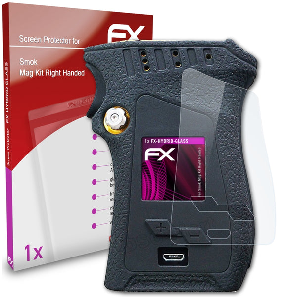 atFoliX FX-Hybrid-Glass Panzerglasfolie für Smok Mag Kit (Right Handed)