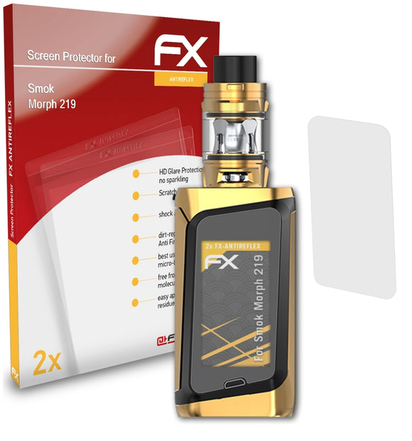 atFoliX FX-Antireflex Displayschutzfolie für Smok Morph 219