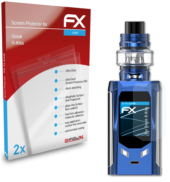 atFoliX FX-Clear Schutzfolie für Smok R-Kiss