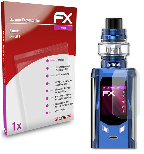 atFoliX FX-Hybrid-Glass Panzerglasfolie für Smok R-Kiss