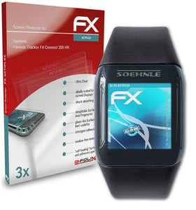 atFoliX FX-ActiFleX Displayschutzfolie für Soehnle Fitness-Tracker Fit Connect 300 HR