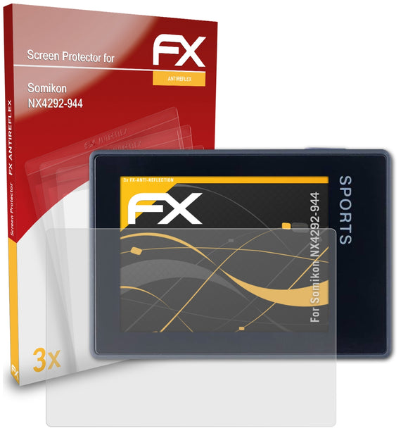 atFoliX FX-Antireflex Displayschutzfolie für Somikon NX4292-944