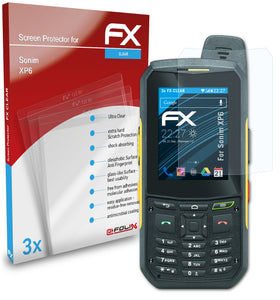 atFoliX FX-Clear Schutzfolie für Sonim XP6