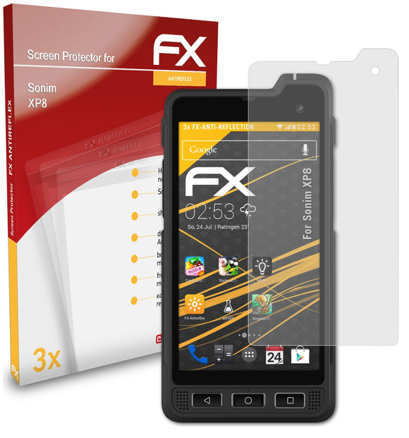 atFoliX FX-Antireflex Displayschutzfolie für Sonim XP8
