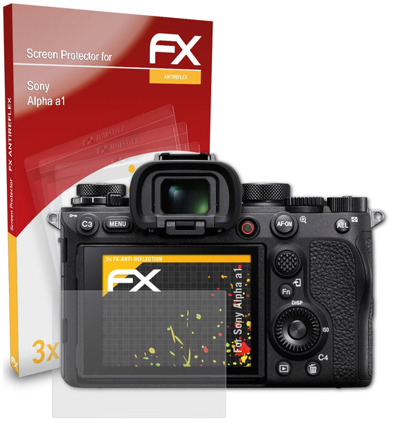 atFoliX FX-Antireflex Displayschutzfolie für Sony Alpha a1