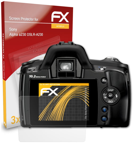 atFoliX FX-Antireflex Displayschutzfolie für Sony Alpha a230 (DSLR-A230)